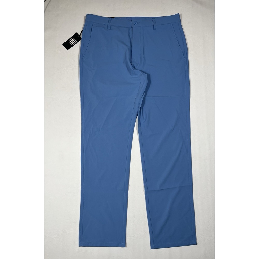 FootJoy Tour Performance Pants Mens 33x30 (fit 35x30) Blue Stretch Golf Casual